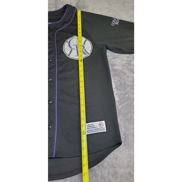 Colorado Rockies Sz M Jersey MLB Major League Baseball Dynasty Series Ca17-43 - Picture 2 of 6